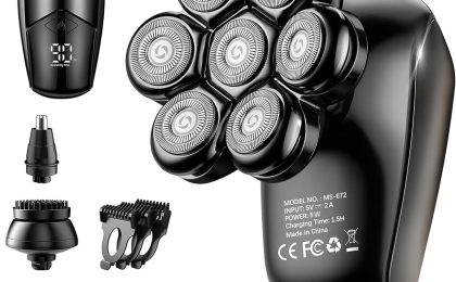Elevate Your Grooming: SHPAVVER 5-in-1 Detachable Head Electric Razor Review