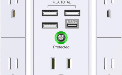 Maximize Your Power: QINLIANF 5 Outlet Surge Protector with USB Ports Reviewed!