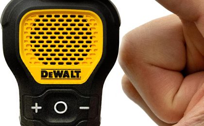 Rev Up Your Workday: The Ultimate DEWALT Wearable Bluetooth Speaker Review!