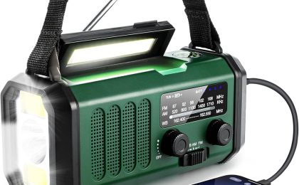 Stay Prepared with the 10000mAh Hand Crank Emergency Radio: Your Ultimate Survival Companion!