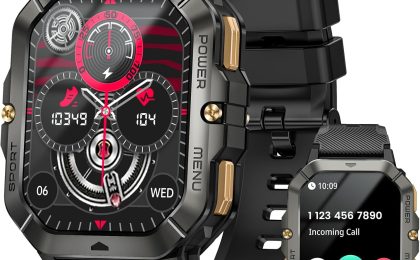 Ultimate Military Smart Watch for Fitness: Call, Track, Conquer!