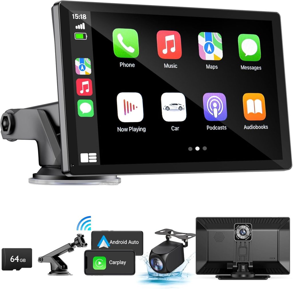 Upgrade Your Drive: Review of the 9" Wireless Apple Carplay Screen with 4K Dash Cam
