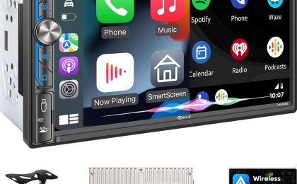 Upgrade Your Drive: Review of the PLZ 7" Wireless Double Din Car Stereo with CarPlay & Android Auto