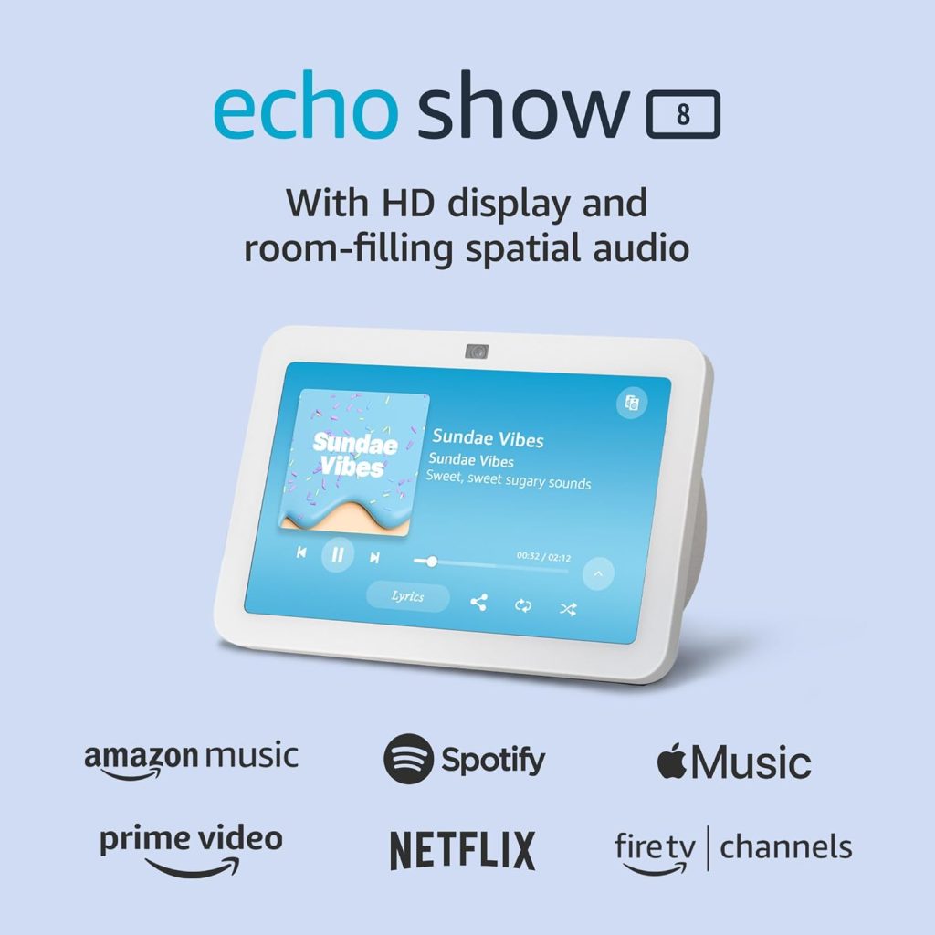 Discover the Power of Voice: A Review of the Amazon Echo Show 8 with Spatial Audio