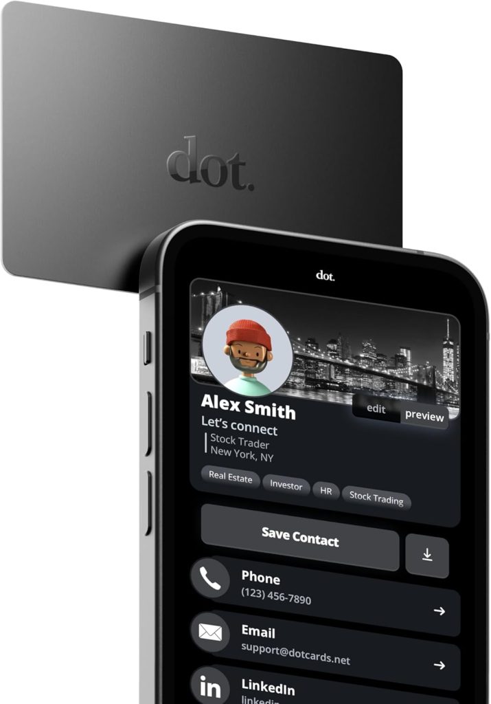 Elevate Your Networking with the dot. Card: The Ultimate Digital Business Card