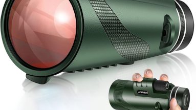 Explore the Outdoors: The Ultimate 10x42 Monocular Telescope for Dads and Adventurers!