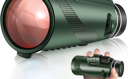 Explore the Outdoors: The Ultimate 10x42 Monocular Telescope for Dads and Adventurers!