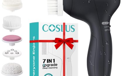 Revitalize Your Skincare Routine: Review of the COSLUS 7-in-1 Facial Cleansing Brush