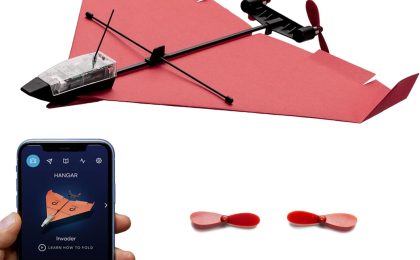 Soar Higher: Unleashing Fun with the POWERUP 4.0 Smartphone-Controlled Paper Airplane