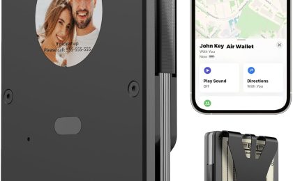 Stay Organized and Secure: The E-Ink Smart Wallet with Tracking Capability