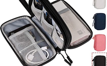 Stay Organized on the Go: The Ultimate Electronics Accessories Pouch Review