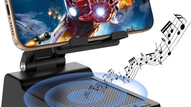 The Ultimate Birthday Gift: Bluetooth Speaker & Stand Combo for Men!