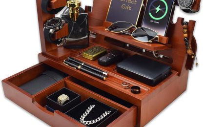 The Ultimate Nightstand Organizer: Perfect Gift for Men!