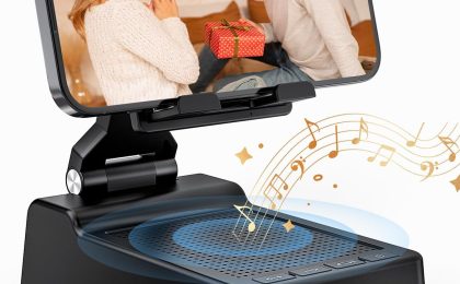 The Ultimate Phone Stand & Bluetooth Speaker: An Ideal Gift for Everyone!