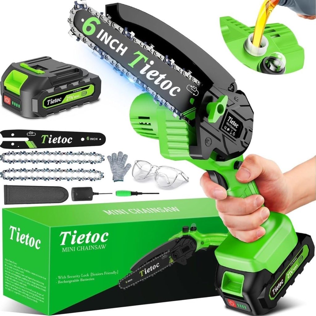 Trim with Ease: Tietoc 6-Inch Mini Electric Chainsaw Review for Garden Lovers