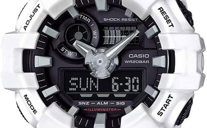 Unbreakable Style: A Review of the Casio Men's G Shock White Watch GA-700-7ACR