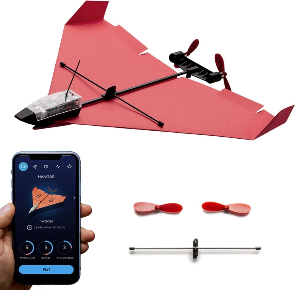 Unlock the Sky: Review of the POWERUP 4.0 Smartphone-Controlled Paper Airplane Kit!