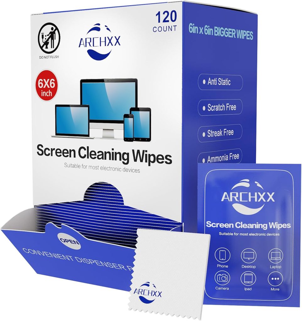 Crystal Clear Screens: The Ultimate Review of 120 Count Pre-Moistened Screen Wipes!