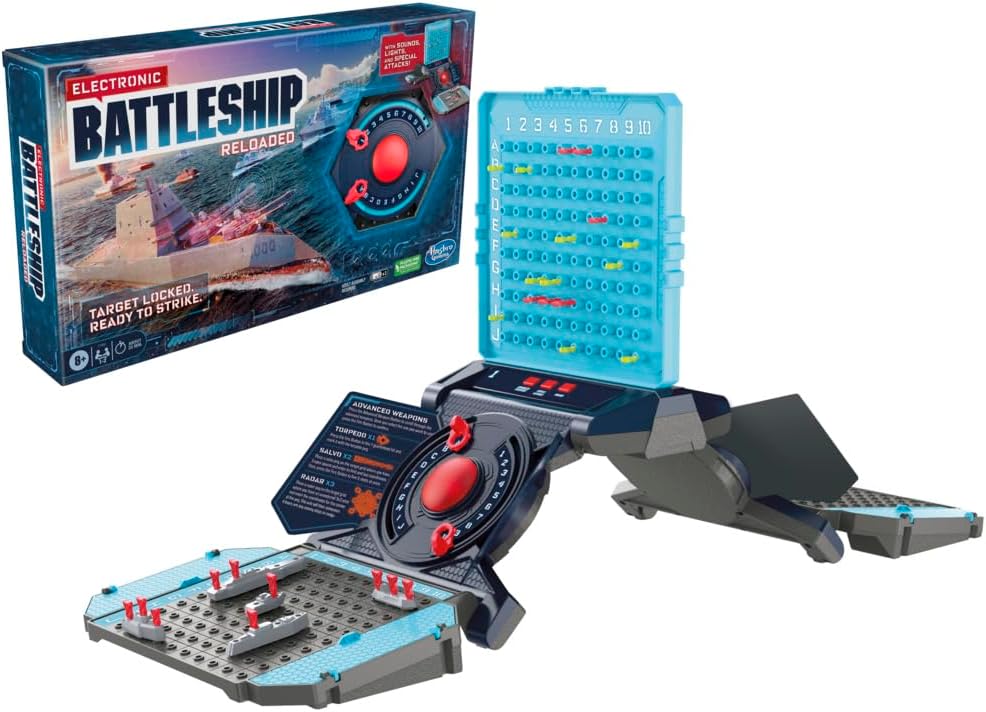 Dive into Naval Strategy with Hasbro's Electronic Battleship Reloaded!