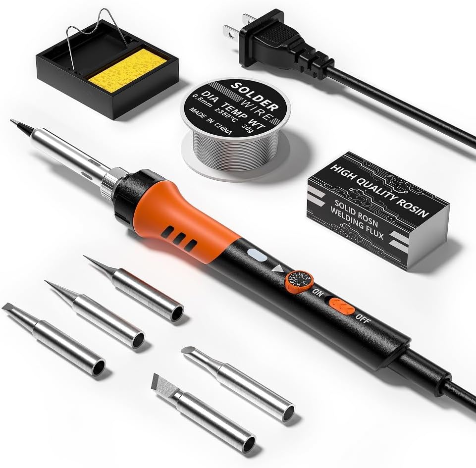 Perfect Your Projects: Review of the 60W Adjustable Temperature Soldering Iron Kit