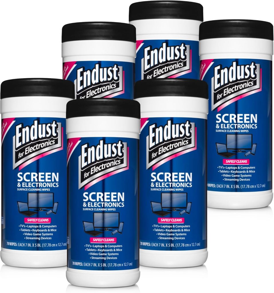 Sparkling Screens: A Review of Endust For Electronics Cleaning Wipes