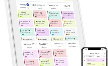Stay Organized in Style: The Ultimate Review of the 21.5 Inch Smart Digital Calendar!