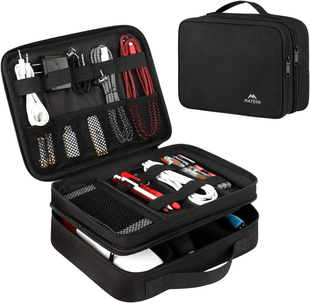 Stay Organized on the Go: MATEIN Electronics Organizer Travel Case Review