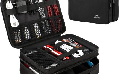 Stay Organized on the Go: MATEIN Electronics Organizer Travel Case Review