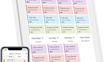 Streamline Your Family's Schedule with the 21.5 Inch Digital Calendar!