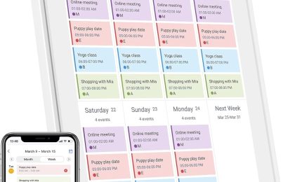 Streamline Your Family's Schedule with the 21.5 Inch Digital Calendar!