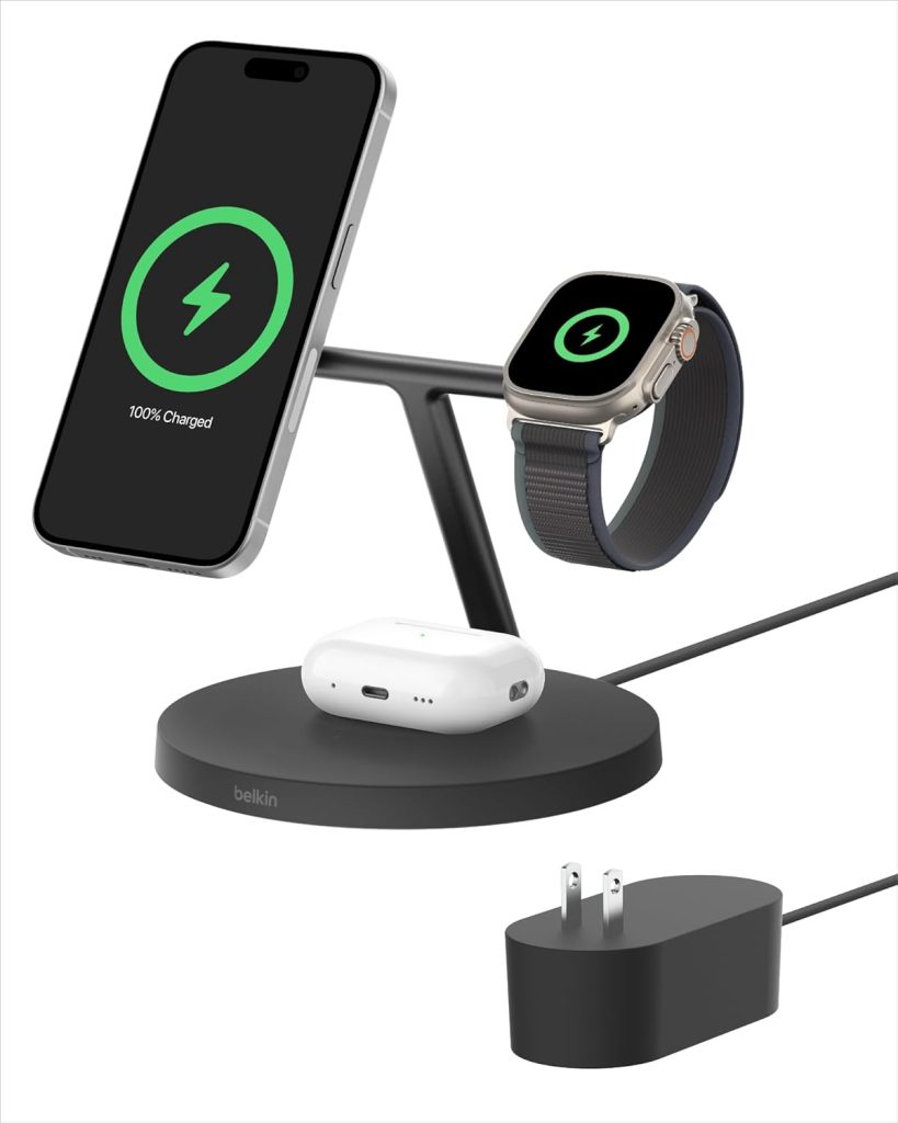 Ultimate 3-in-1 Charging Solution: Belkin MagSafe-Compatible Station Review