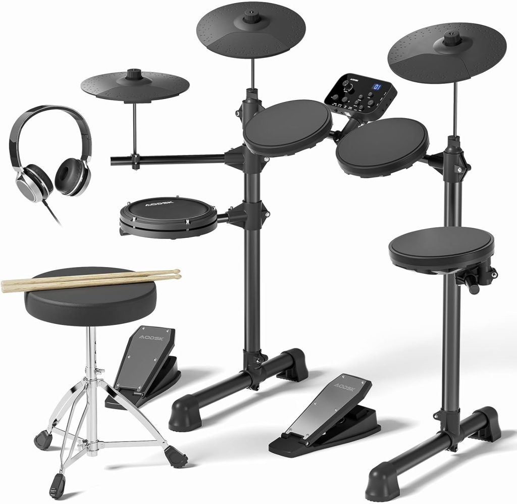 Unleash Your Child's Rhythm: The AODSK Electric Drum Set Review for Young Musicians!