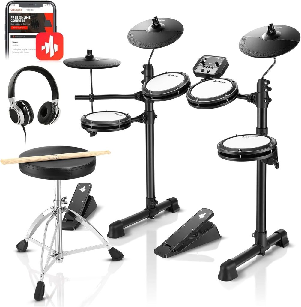 Unleash Your Rhythm: The Ultimate Review of the Donner DED-80 Electronic Drum Set