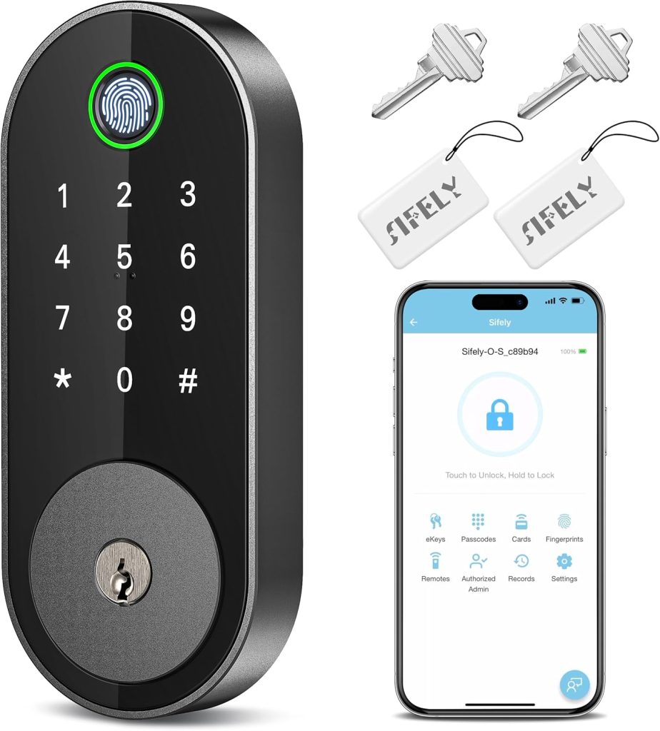 Unlock Convenience: Sifely Keyless Entry Fingerprint Deadbolt Review