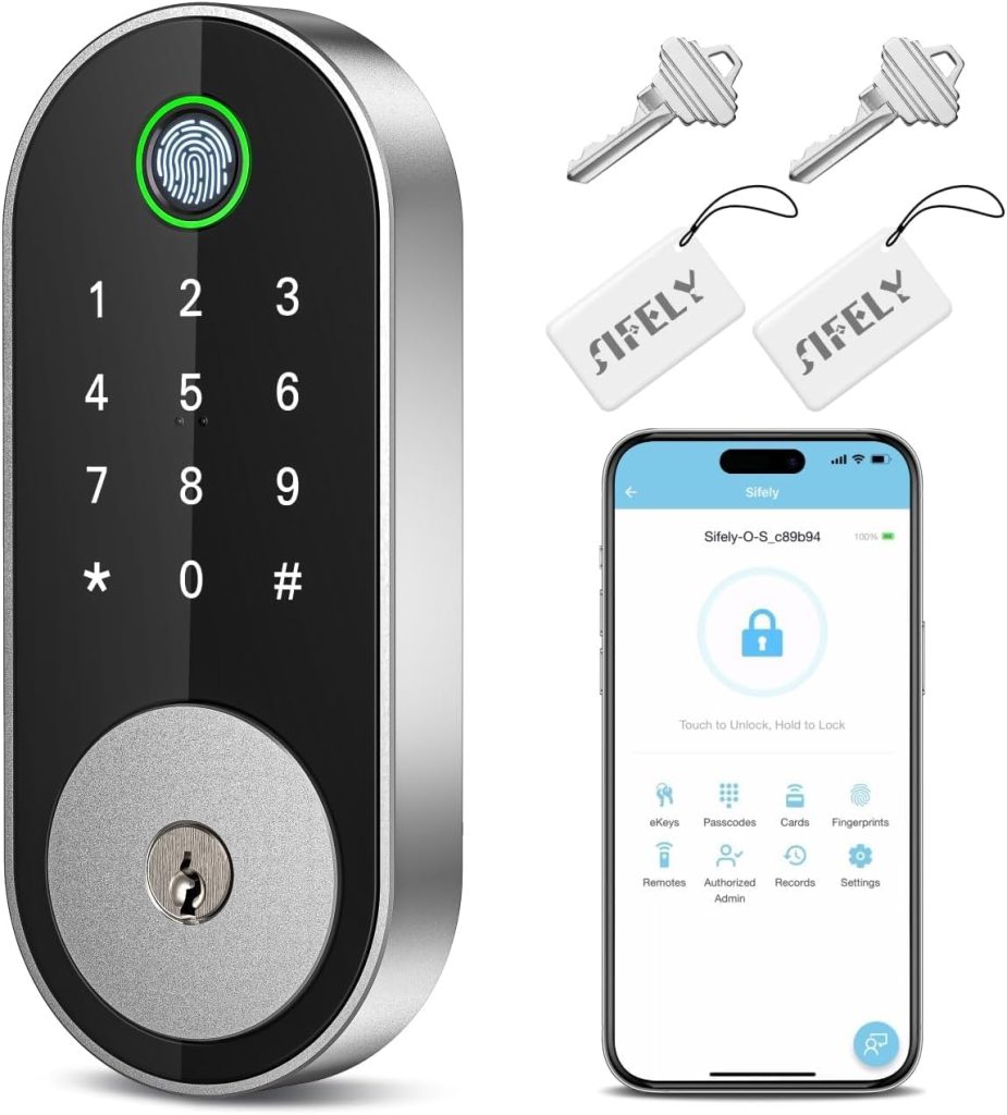 Unlock Convenience: The Sifely Keyless-Entry Fingerprint Smart Lock Review