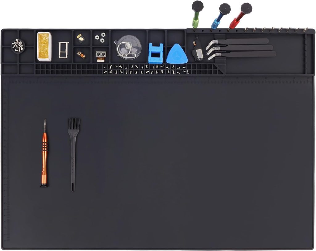 Ultimate Protection for Your Repairs: Review of the Premium Heat Resistant Magnetic Silicone Soldering Mat